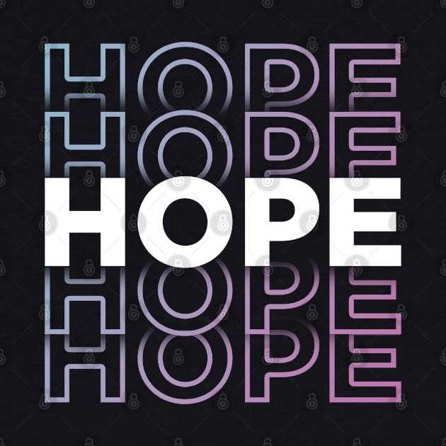 Hope text typography by 1Y_Design